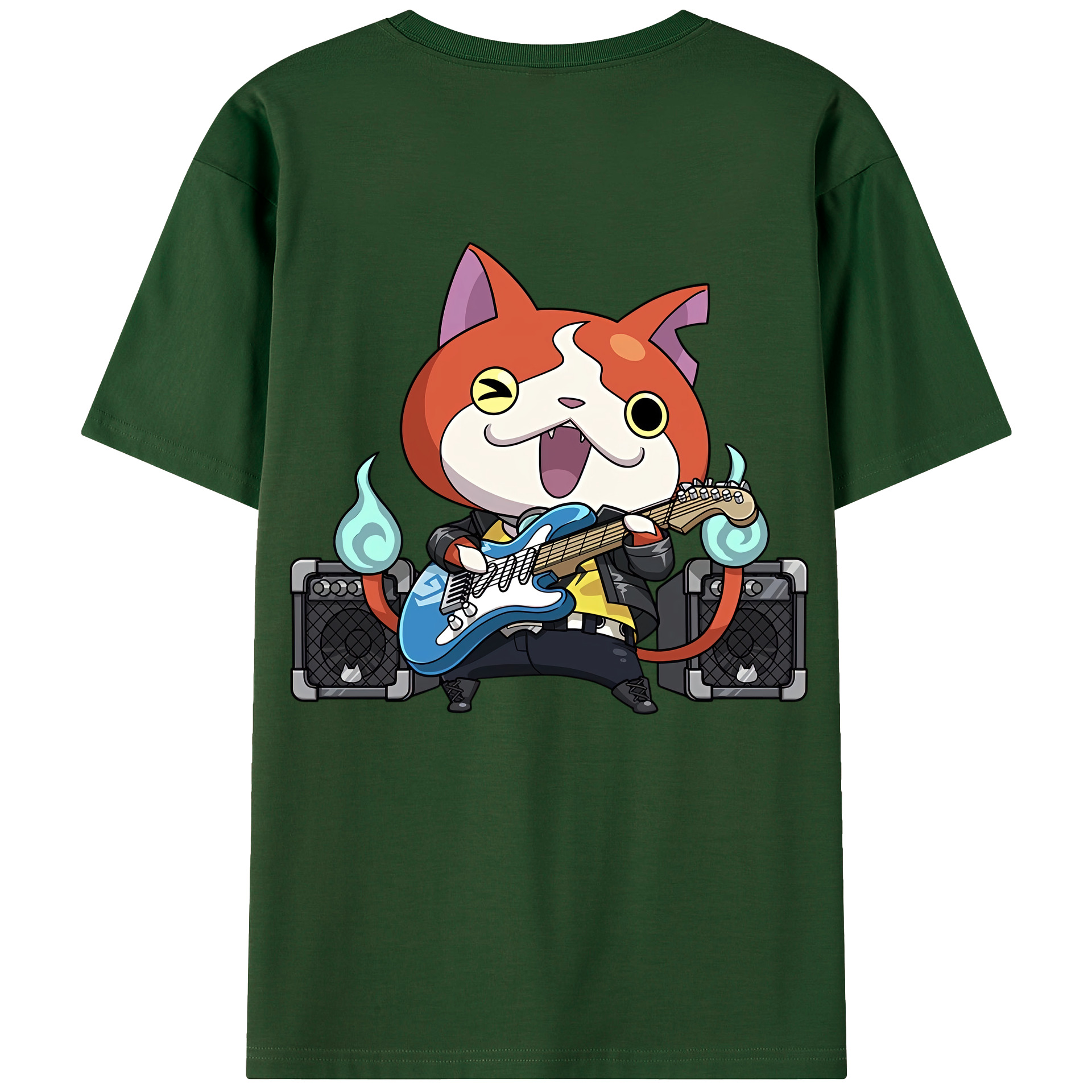 （画像用） 妖怪ウォッチ Yo-kai Watch 綿100％半袖Tシャツ（背面プリント）